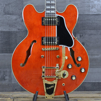 Pre-Owned Epiphone Back to the Future ES-345 - Cherry Red with Hard Shell Case