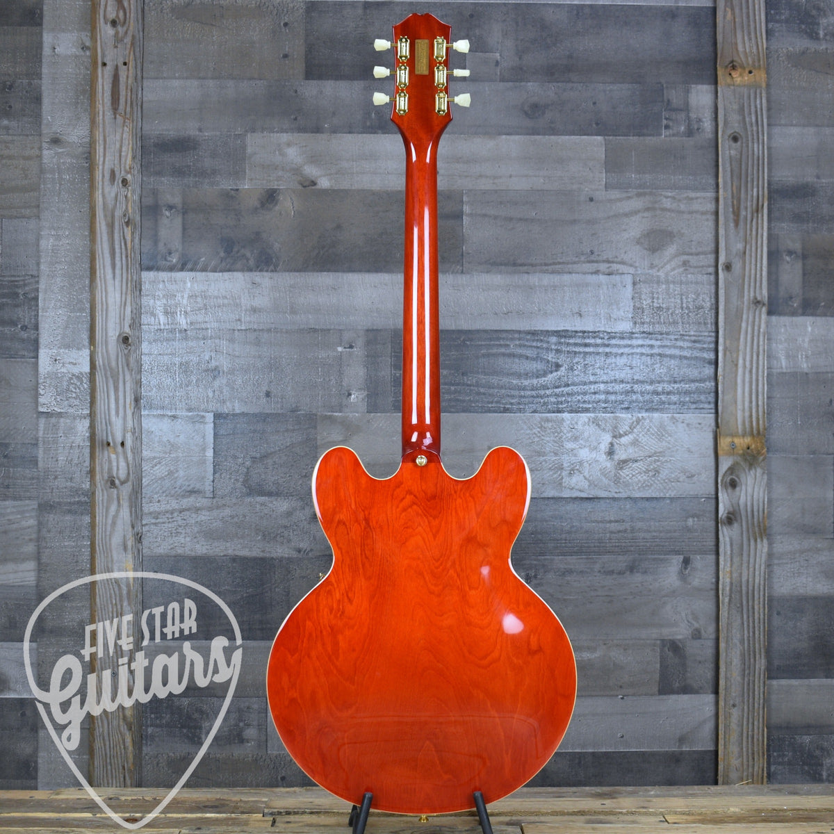 Pre-Owned Epiphone Back to the Future ES-345 - Cherry Red with Hard Shell Case