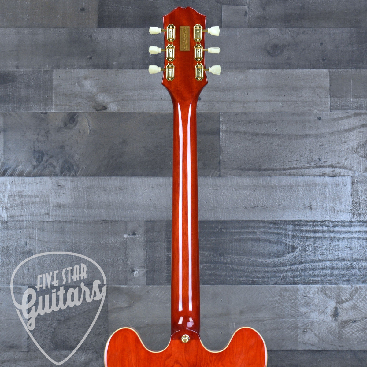 Pre-Owned Epiphone Back to the Future ES-345 - Cherry Red with Hard Shell Case