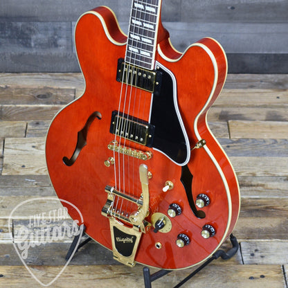 Pre-Owned Epiphone Back to the Future ES-345 - Cherry Red with Hard Shell Case