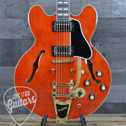 Pre-Owned Epiphone Back to the Future ES-345 - Cherry Red with Hard Shell Case