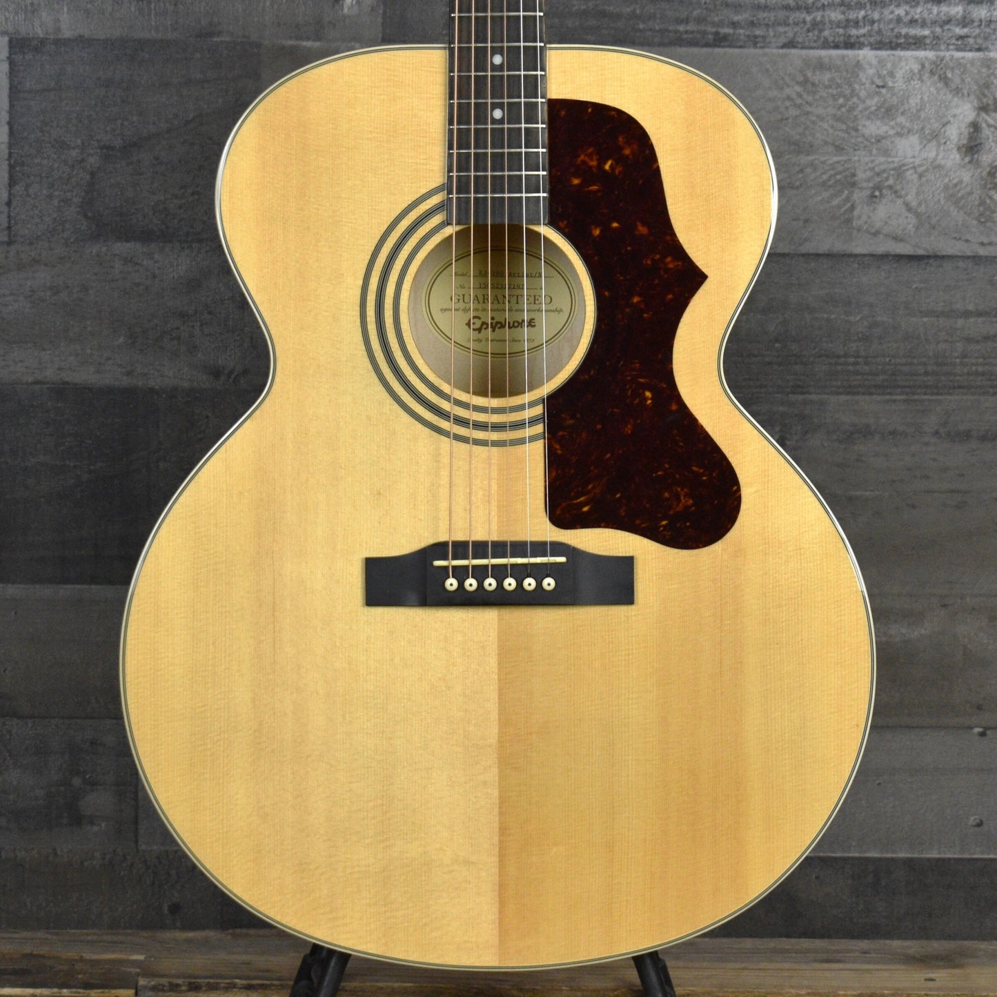 Pre-Owned Epiphone EJ-200 Artist/N - Natural with Hard Shell Case