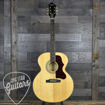 Pre-Owned Epiphone EJ-200 Artist/N - Natural with Hard Shell Case
