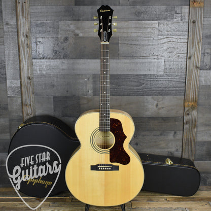 Pre-Owned Epiphone EJ-200 Artist/N - Natural with Hard Shell Case