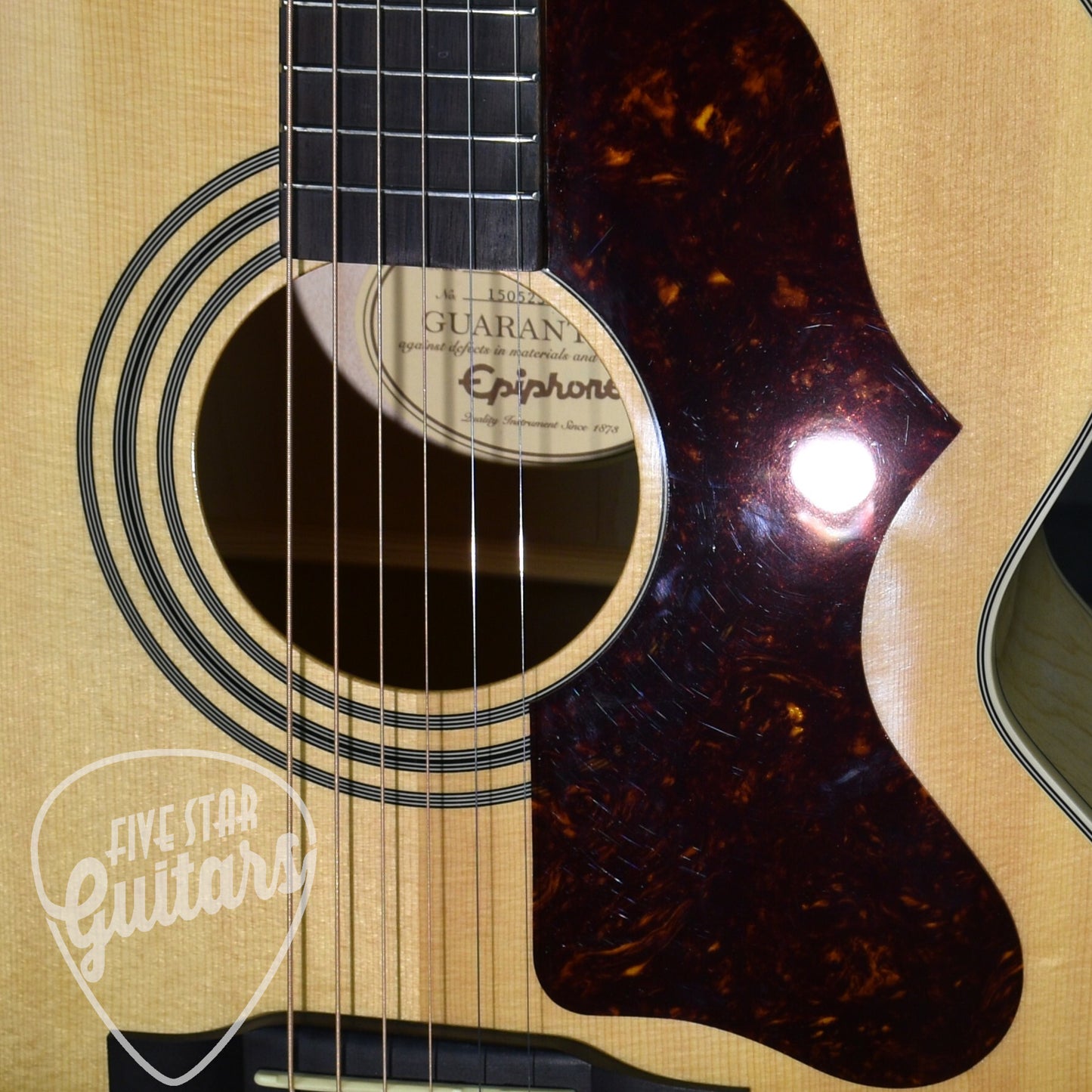 Pre-Owned Epiphone EJ-200 Artist/N - Natural with Hard Shell Case