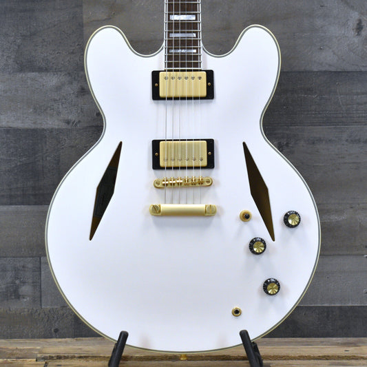 Pre-Owned Epiphone Emily Wolfe Sheraton - White with Epilite Case