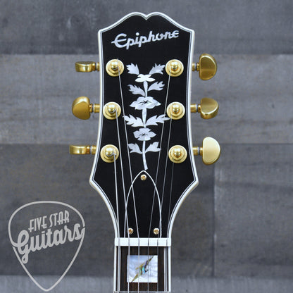 Pre-Owned Epiphone Emily Wolfe Sheraton - White with Epilite Case