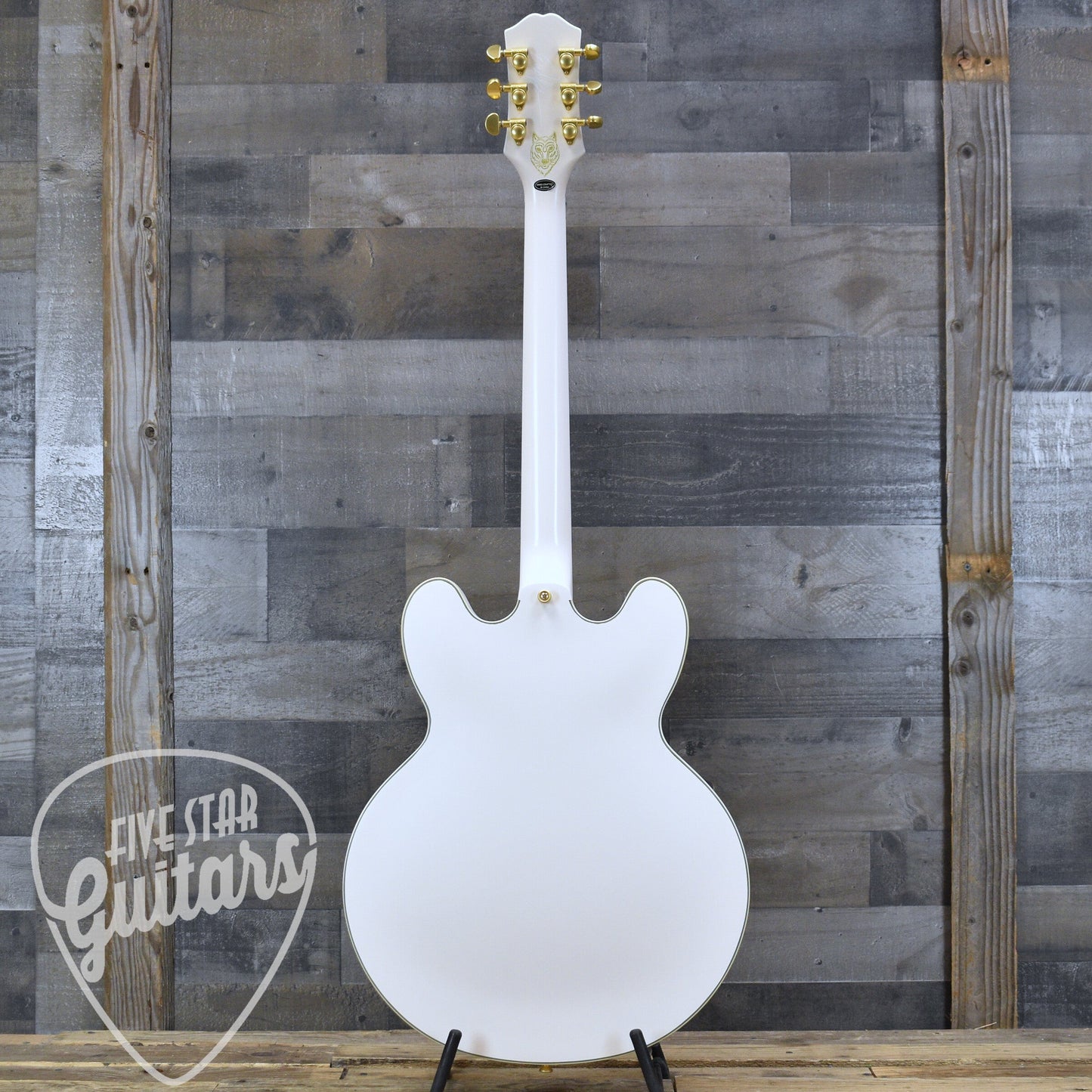 Pre-Owned Epiphone Emily Wolfe Sheraton - White with Epilite Case