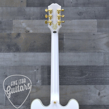 Pre-Owned Epiphone Emily Wolfe Sheraton - White with Epilite Case