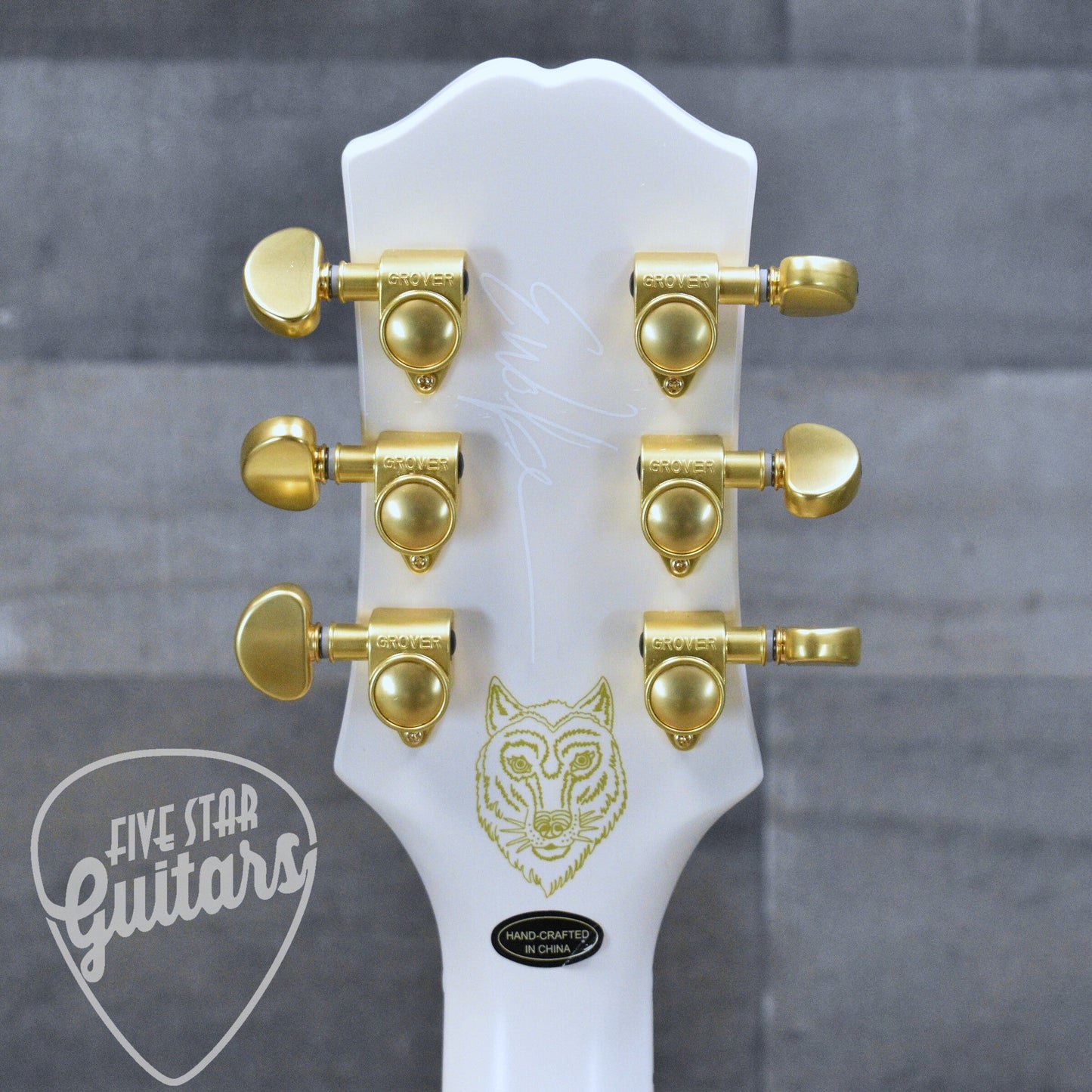 Pre-Owned Epiphone Emily Wolfe Sheraton - White with Epilite Case