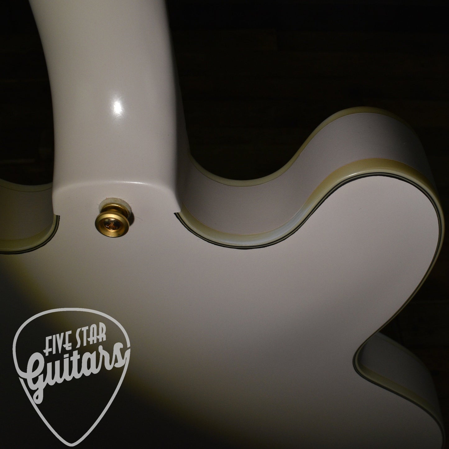 Pre-Owned Epiphone Emily Wolfe Sheraton - White with Epilite Case