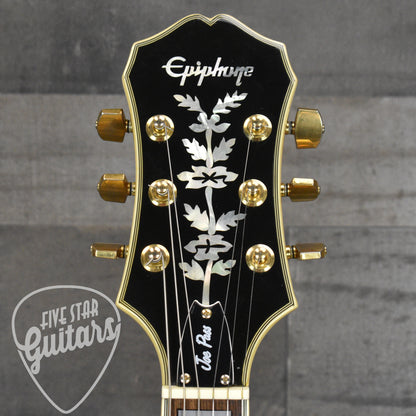 Pre-Owned Epiphone Joe Pass Emperor II - Heritage Cherry Sunburst with Hardshell Case