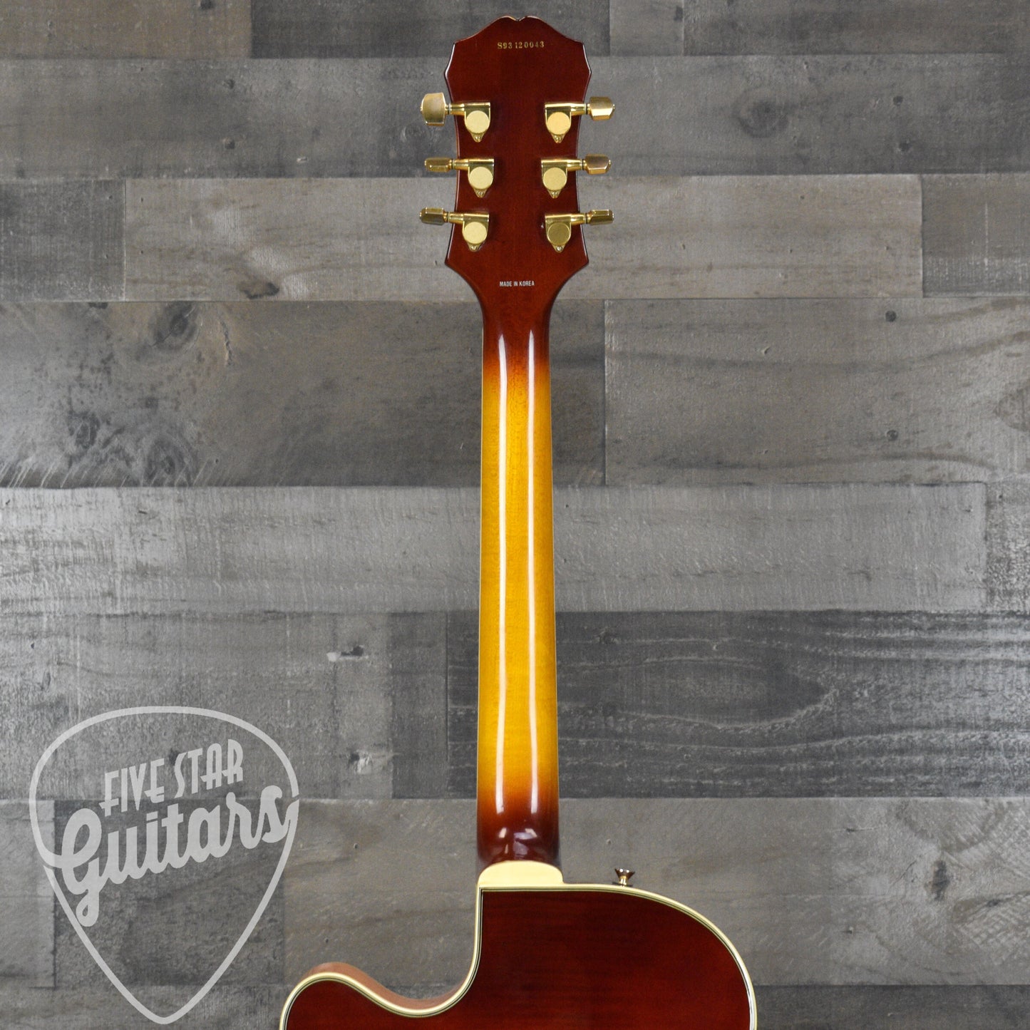 Pre-Owned Epiphone Joe Pass Emperor II - Heritage Cherry Sunburst with Hardshell Case