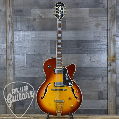 Pre-Owned Epiphone Joe Pass Emperor - Vintage Sunburst with Hardshell Case