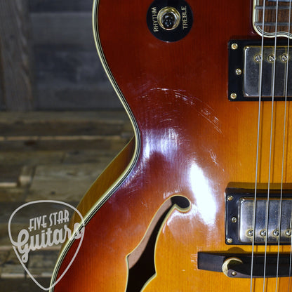 Pre-Owned Epiphone Joe Pass Emperor - Vintage Sunburst with Hardshell Case