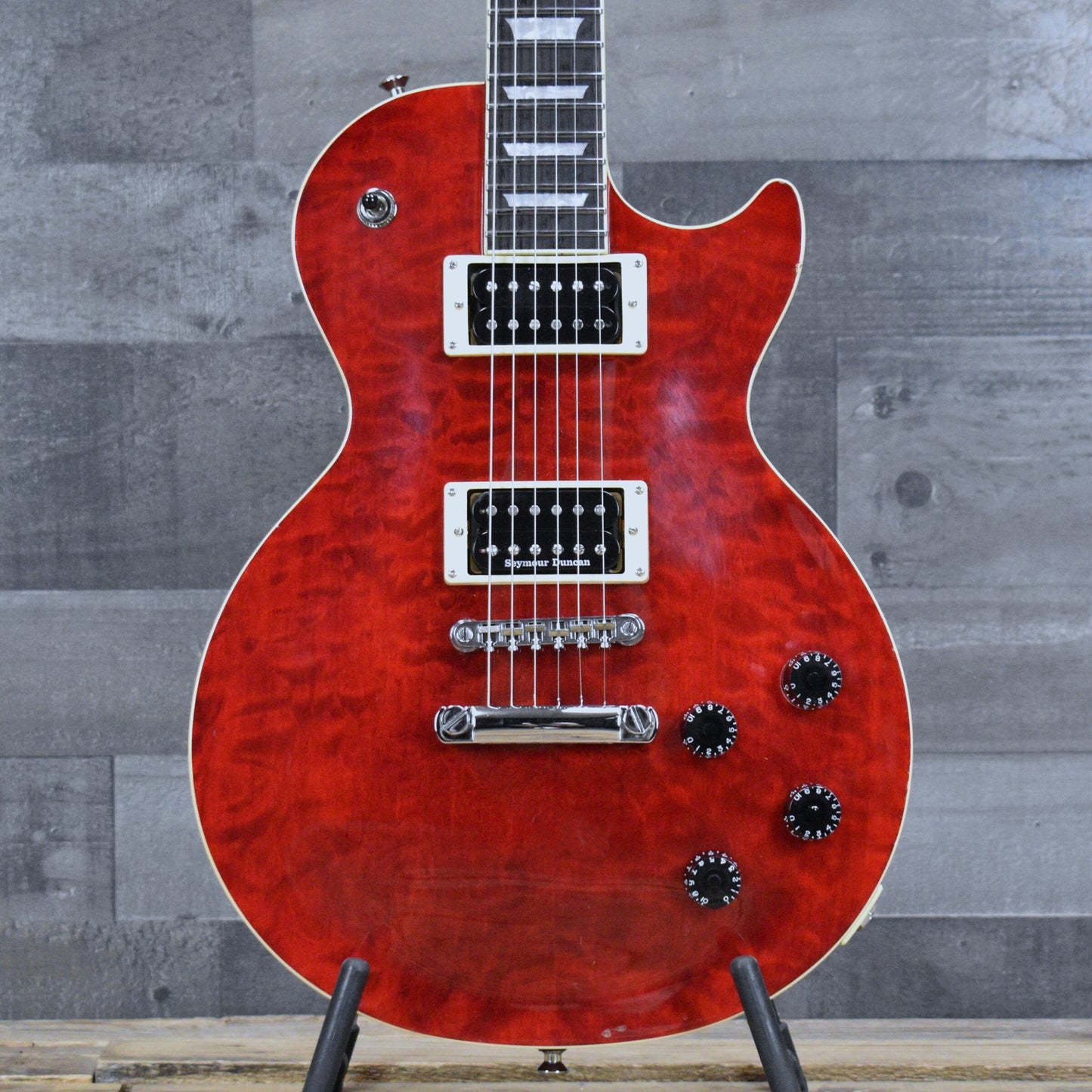 Pre-Owned 2004 Epiphone Les Paul Classic Quilt Top with upgrades