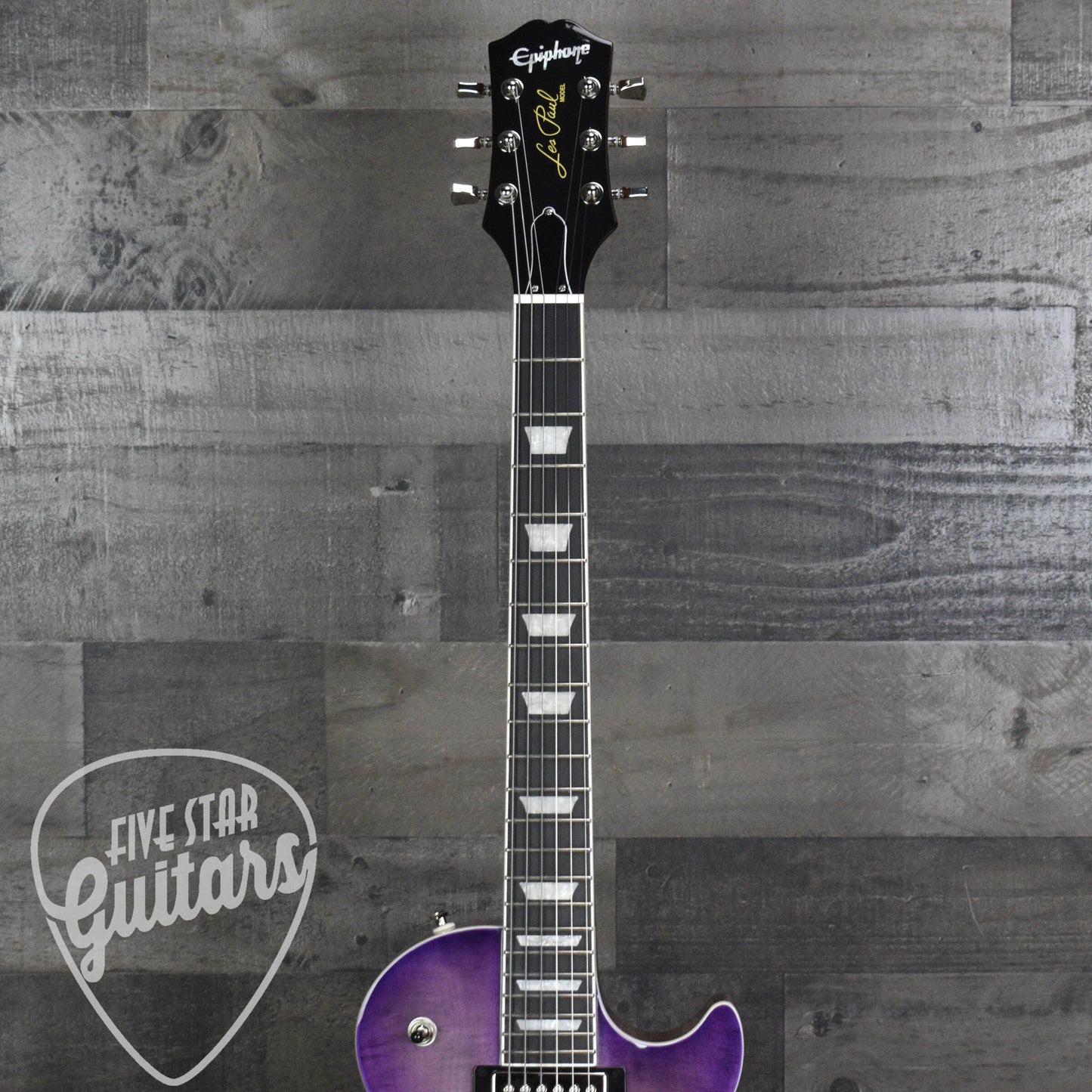 Pre-Owned Epiphone Les Paul Modern Figured - Purple Burst with Gig Bag
