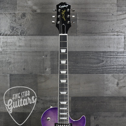 Pre-Owned Epiphone Les Paul Modern Figured - Purple Burst with Gig Bag