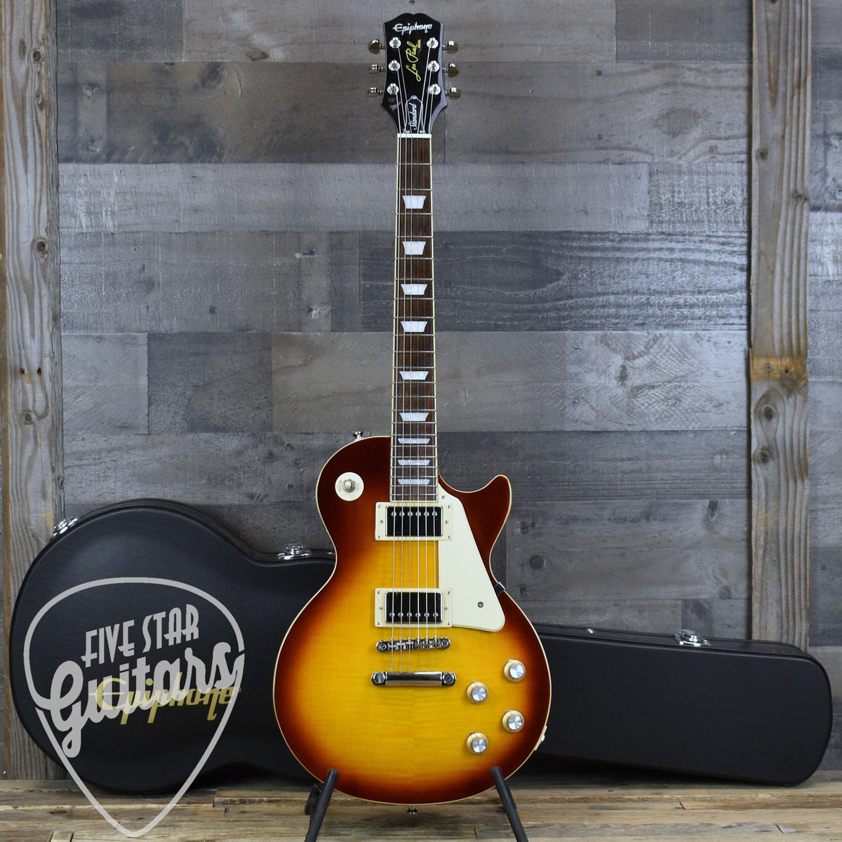 Pre-Owned Epiphone Les Paul Standard '60s - Ice Tea Burst with Hard Shell Case