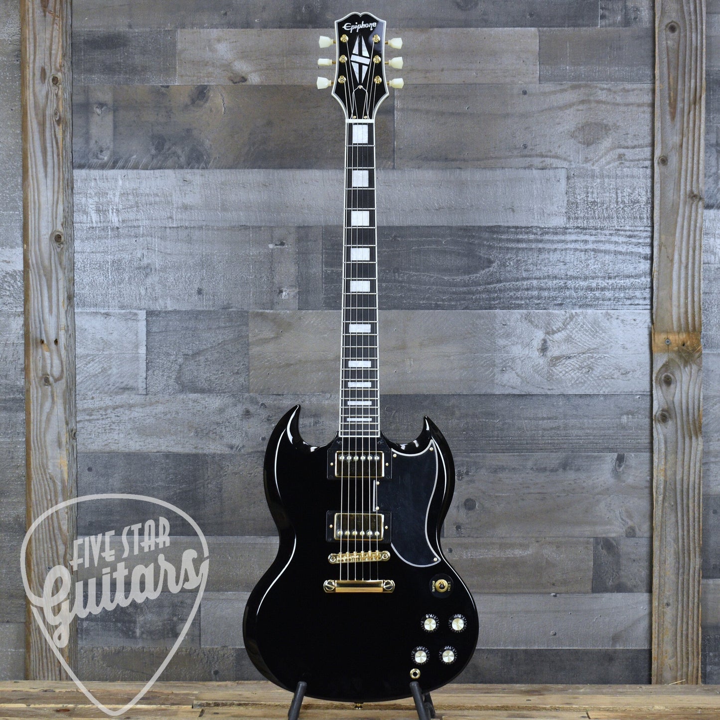 Pre-Owned Epiphone SG Custom - Ebony with Gigbag