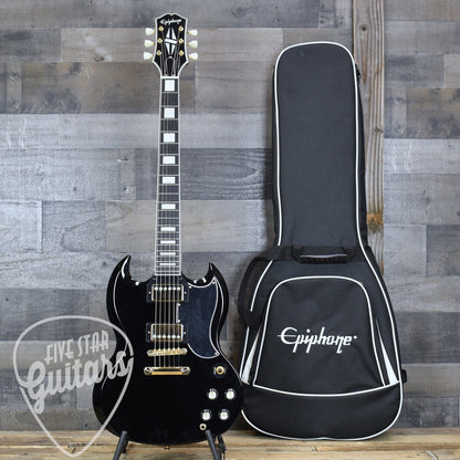 Pre-Owned Epiphone SG Custom - Ebony with Gigbag