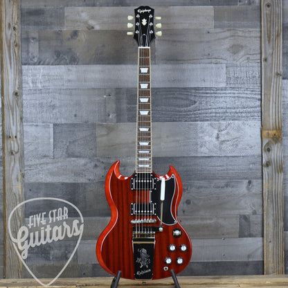 Pre-Owned Epiphone SG Standard '61 Maestro Vibrola - Vintage Cherry