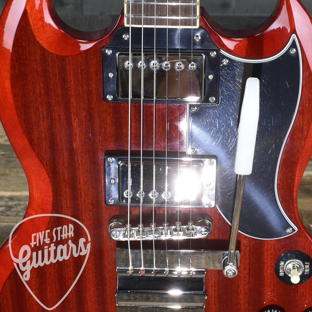 Pre-Owned Epiphone SG Standard '61 Maestro Vibrola - Vintage Cherry