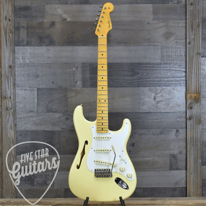 Pre-Owned Eric Johnson Stratocaster Thinline - Vintage White with Gig Bag