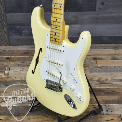 Pre-Owned Eric Johnson Stratocaster Thinline - Vintage White with Gig Bag