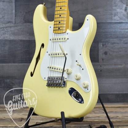 Pre-Owned Eric Johnson Stratocaster Thinline - Vintage White with Gig Bag