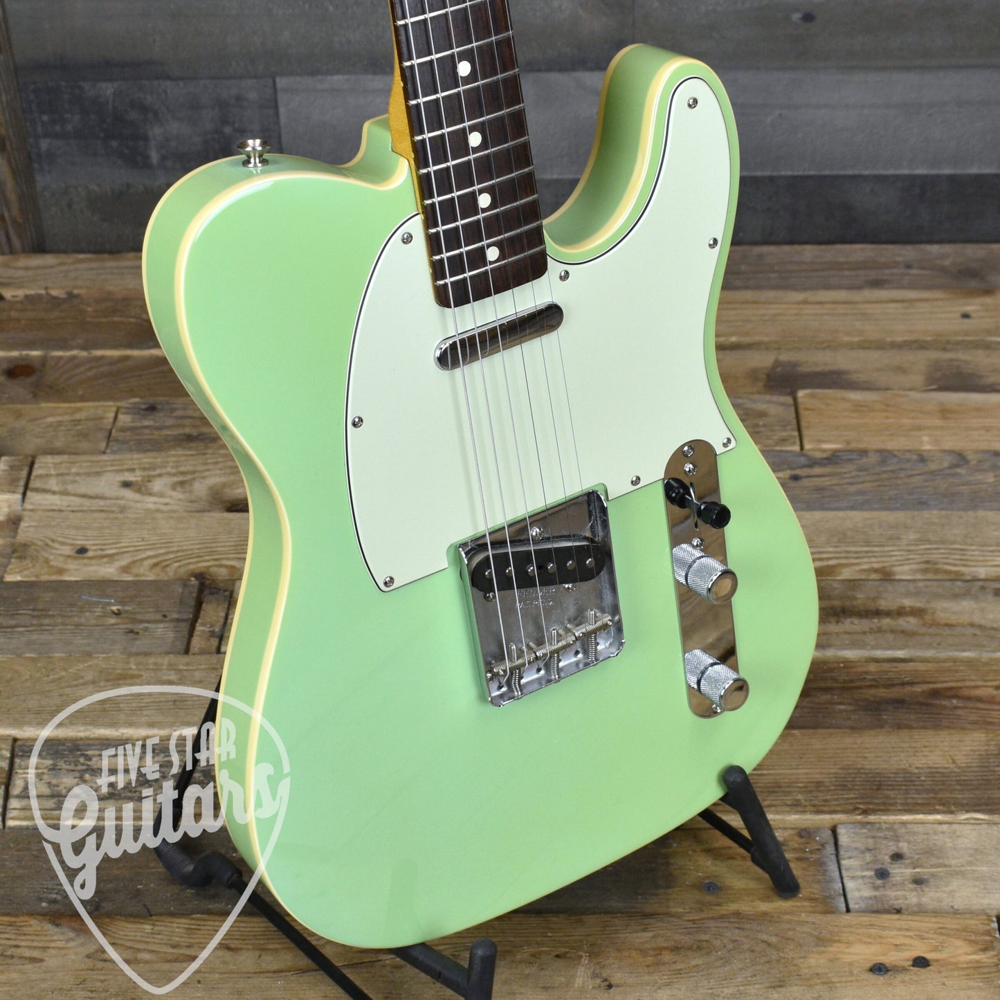 Pre-Owned Fender AV 62 Tele Custom - Surf Green with Hard Shell Case