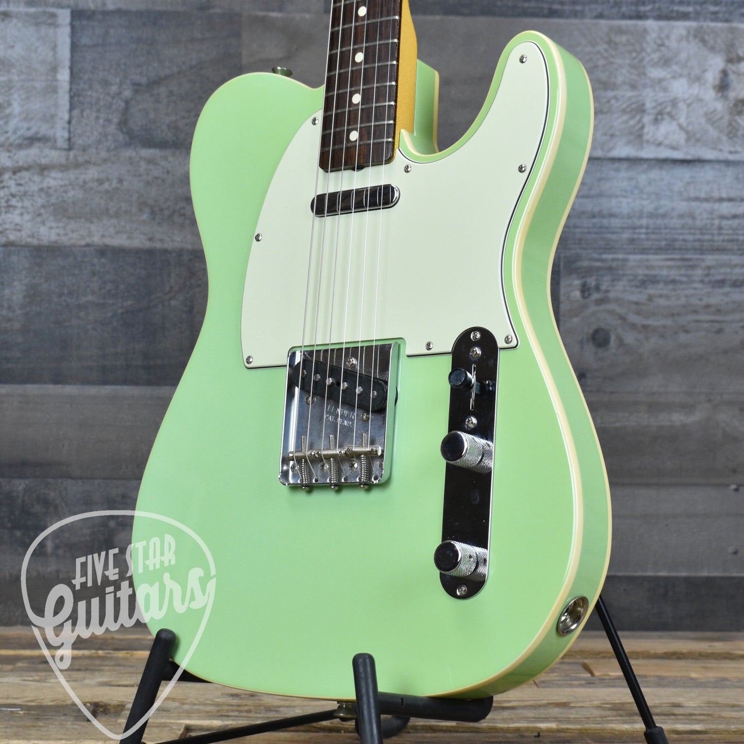 Pre-Owned Fender AV 62 Tele Custom - Surf Green with Hard Shell Case