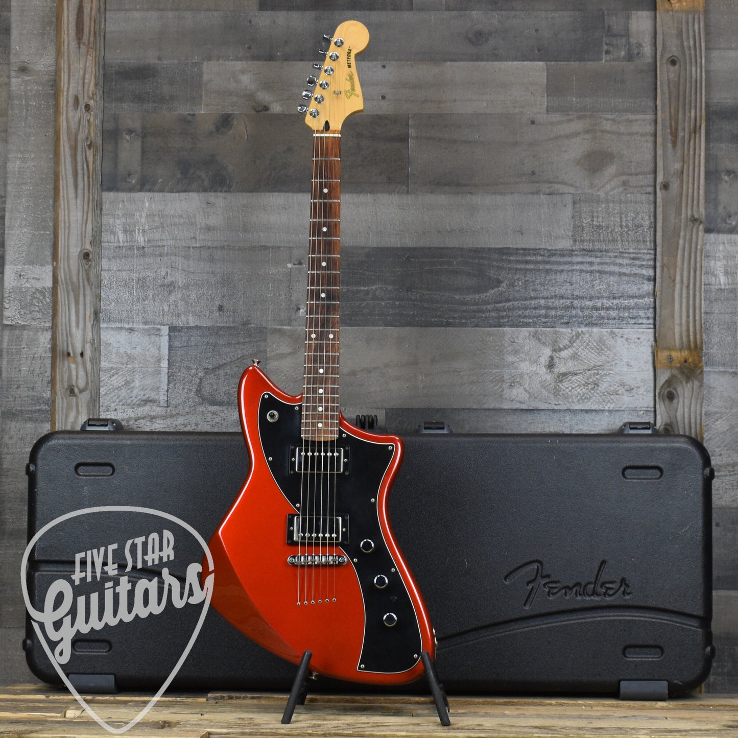 Pre-Owned Fender Alternate Reality Meteora - Candy Apple Red with Hardshell Case