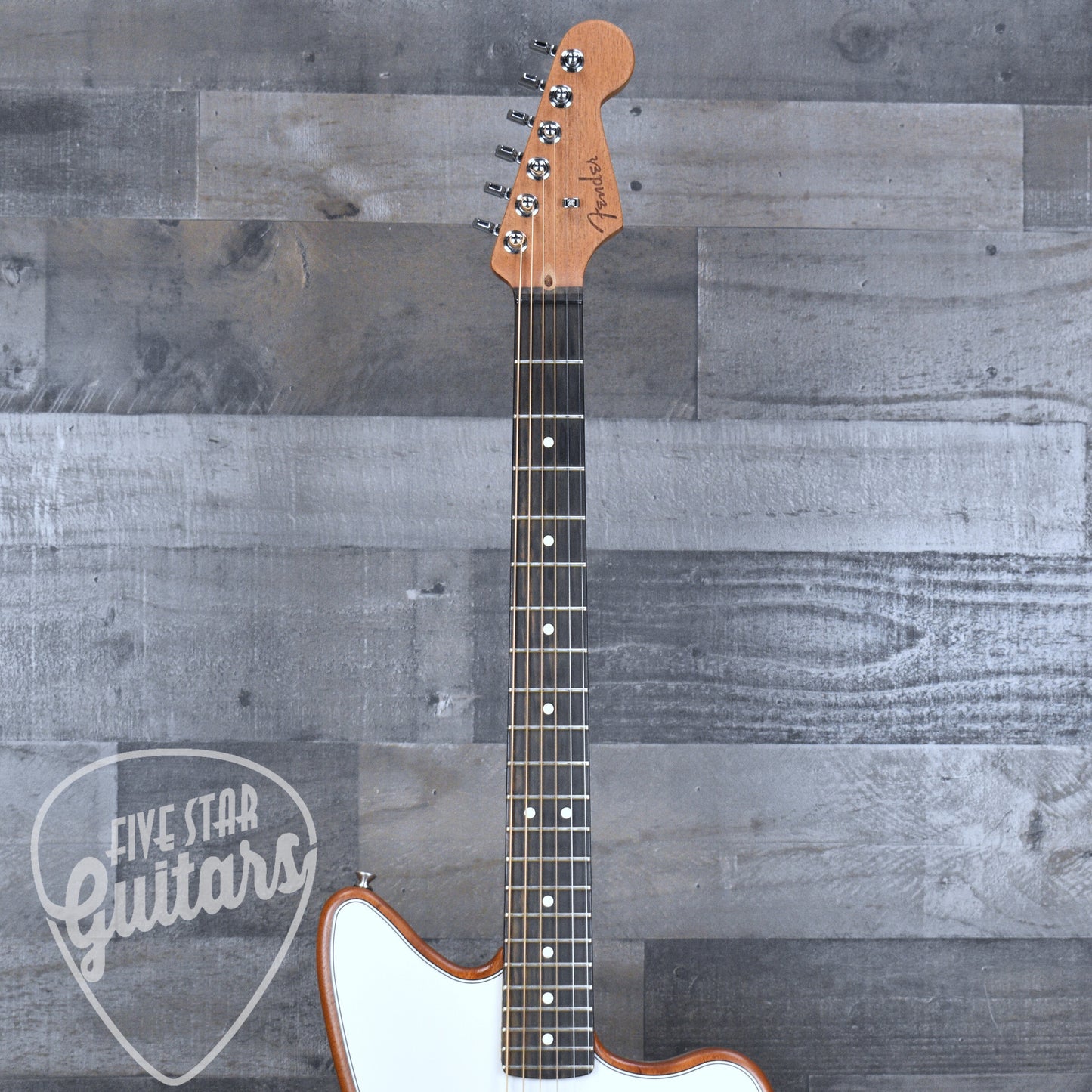 Pre-Owned Fender American Acoustasonic Jazzmaster - Arctic White with Gigbag