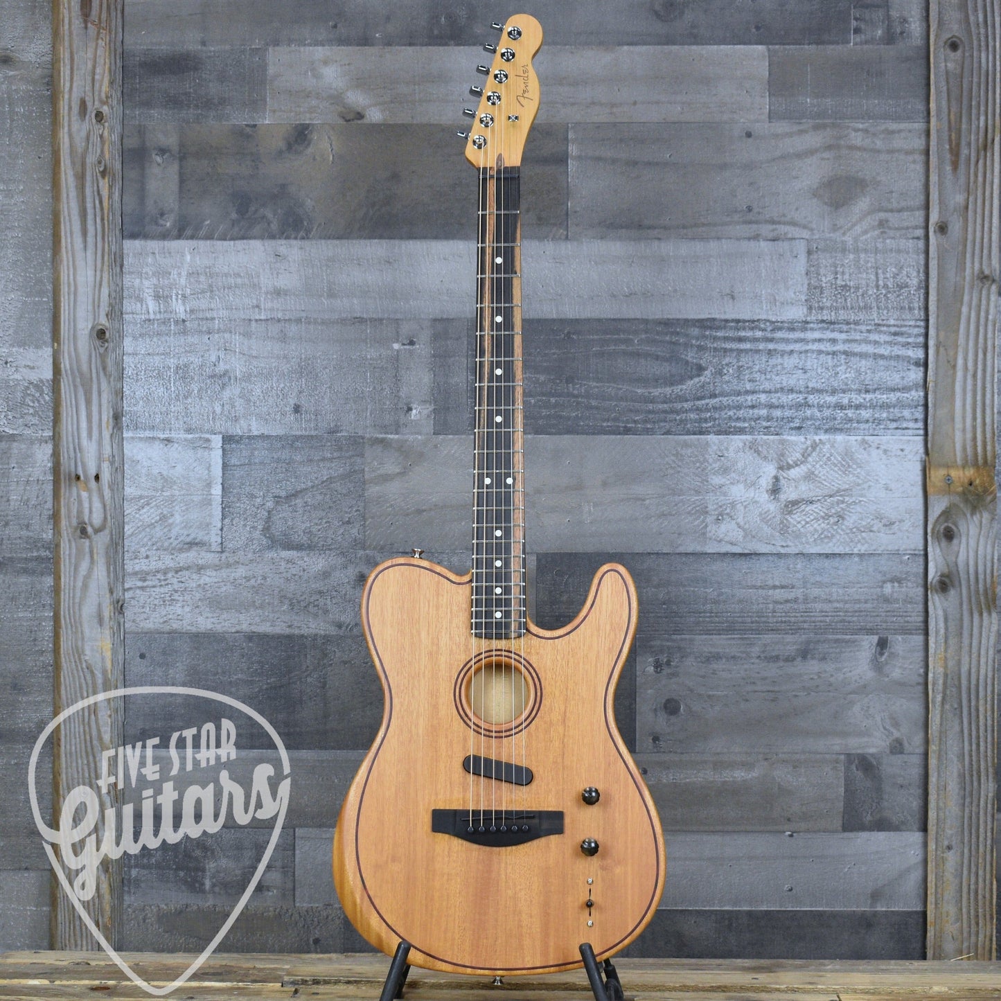 Pre-Owned Fender American Acoustasonic Telecaster - Natural with Gigbag