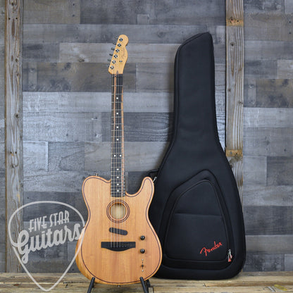 Pre-Owned Fender American Acoustasonic Telecaster - Natural with Gigbag