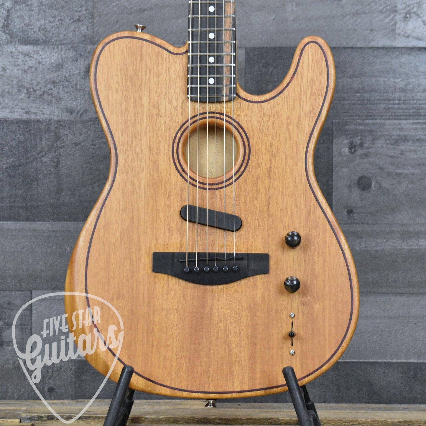 Pre-Owned Fender American Acoustasonic Telecaster - Natural with Gigbag