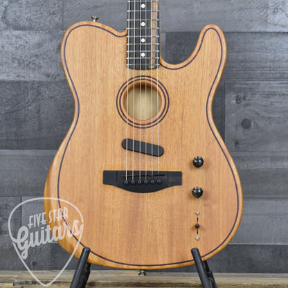 Pre-Owned Fender American Acoustasonic Telecaster - Natural with Gigbag