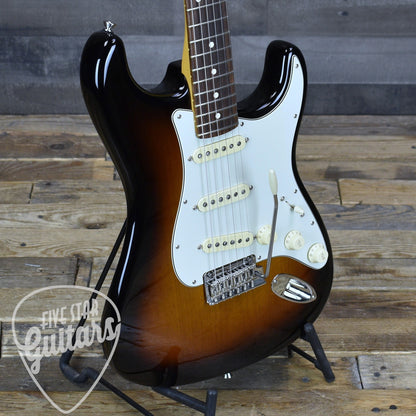 Pre-Owned Fender American Professional II Stratocaster - Two Tone Sunburst with Hard Shell Case