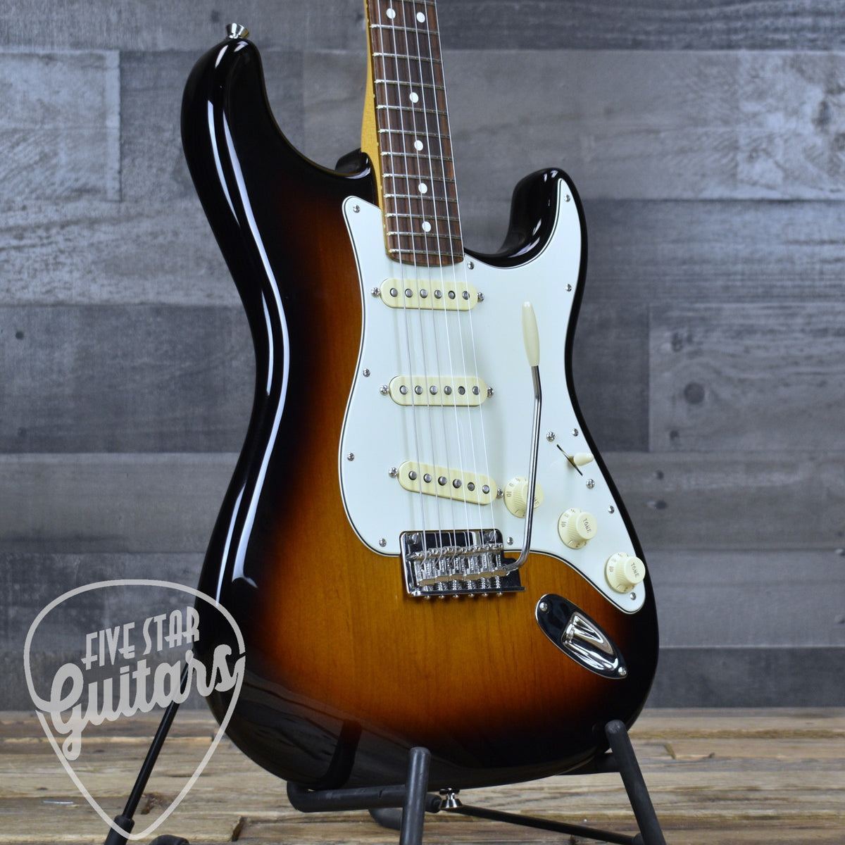Pre-Owned Fender American Professional II Stratocaster - Two Tone Sunburst with Hard Shell Case
