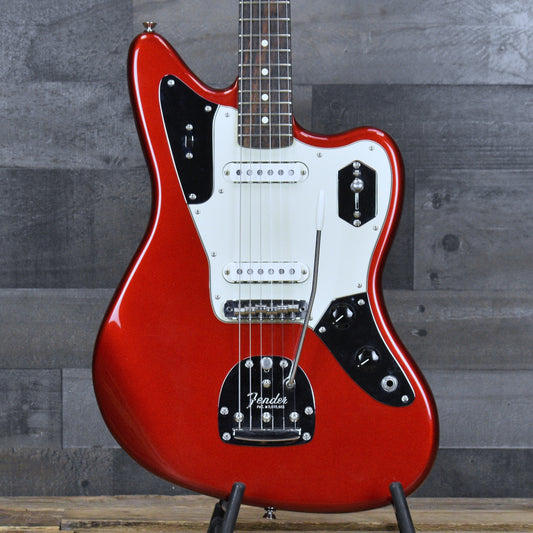 Pre-Owned Fender American Professional Jaguar - Candy Apple Red with Gig Bag