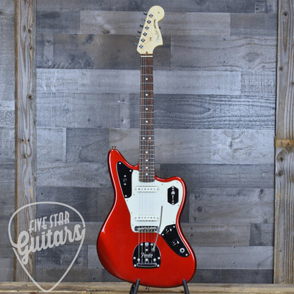 Pre-Owned Fender American Professional Jaguar - Candy Apple Red with Gig Bag