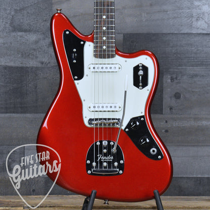 Pre-Owned Fender American Professional Jaguar - Candy Apple Red with Gig Bag