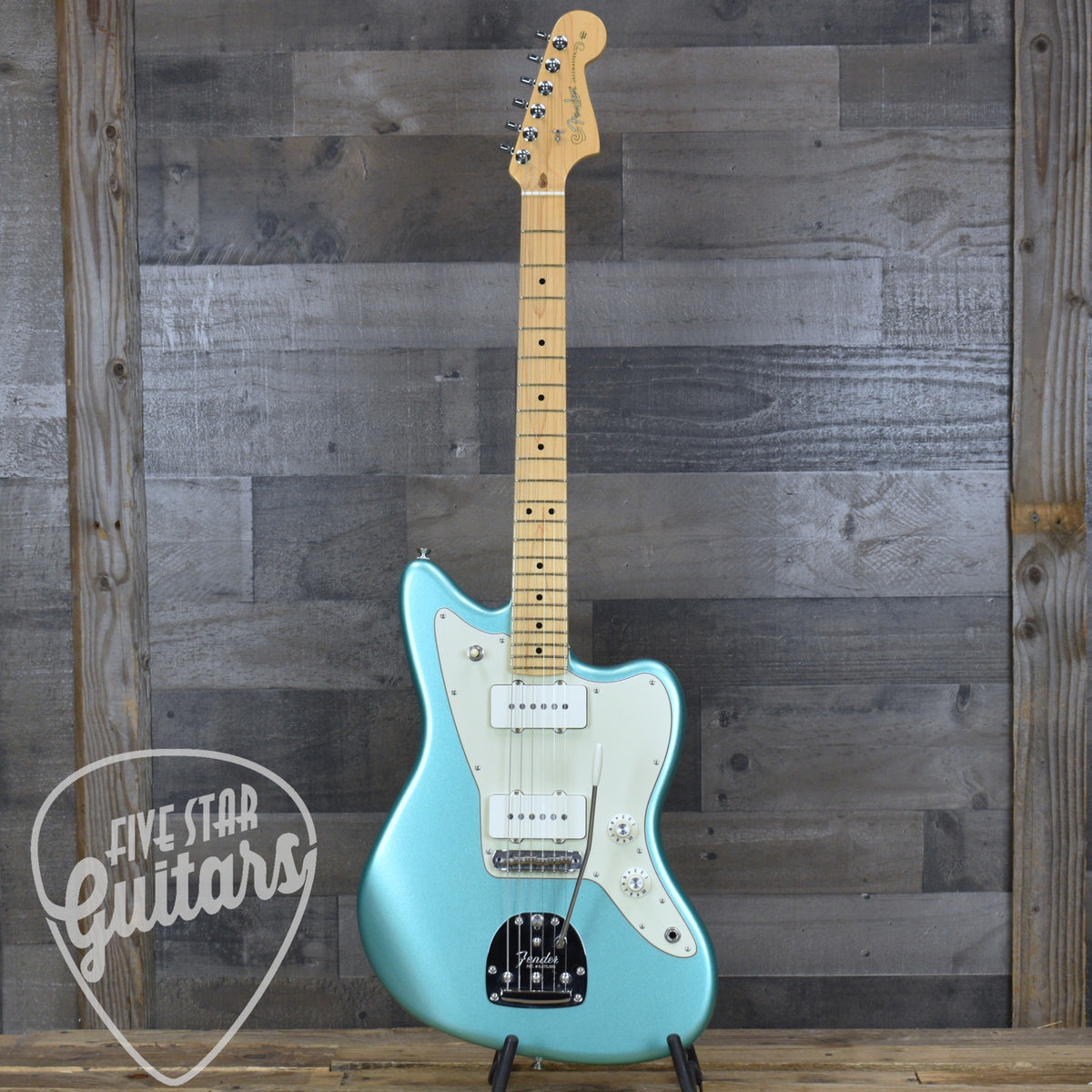 Pre-Owned Fender American Professional Jazzmaster - Mystic Sea Foam with Hard Shell Case