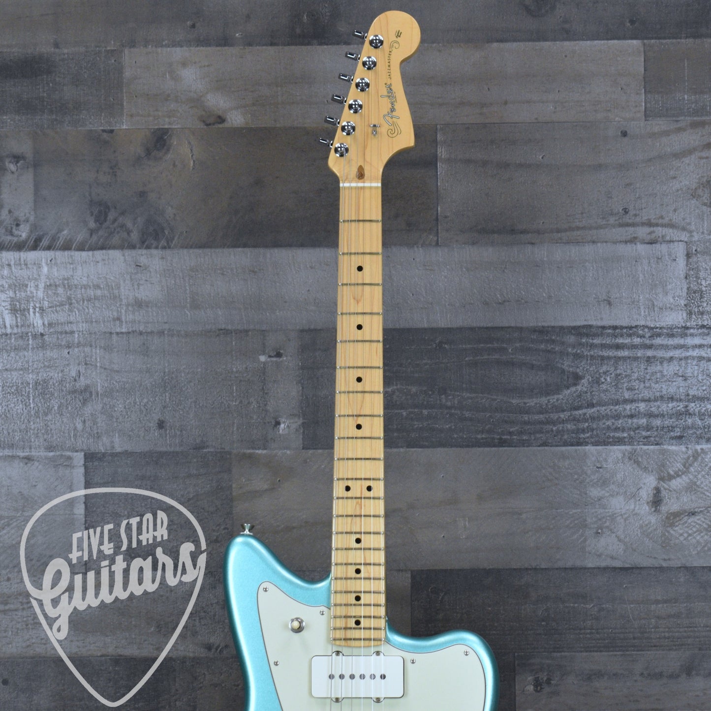 Pre-Owned Fender American Professional Jazzmaster - Mystic Sea Foam with Hard Shell Case