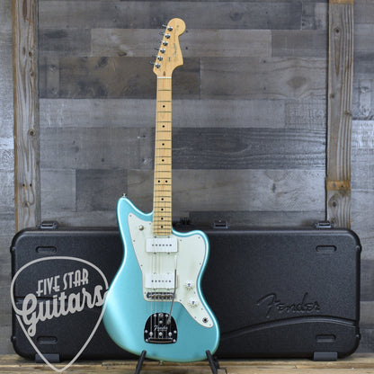 Pre-Owned Fender American Professional Jazzmaster - Mystic Sea Foam with Hard Shell Case