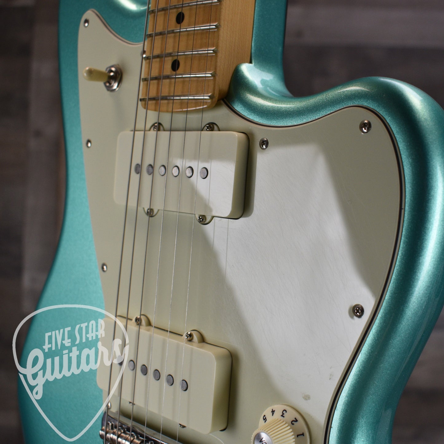 Pre-Owned Fender American Professional Jazzmaster - Mystic Sea Foam with Hard Shell Case
