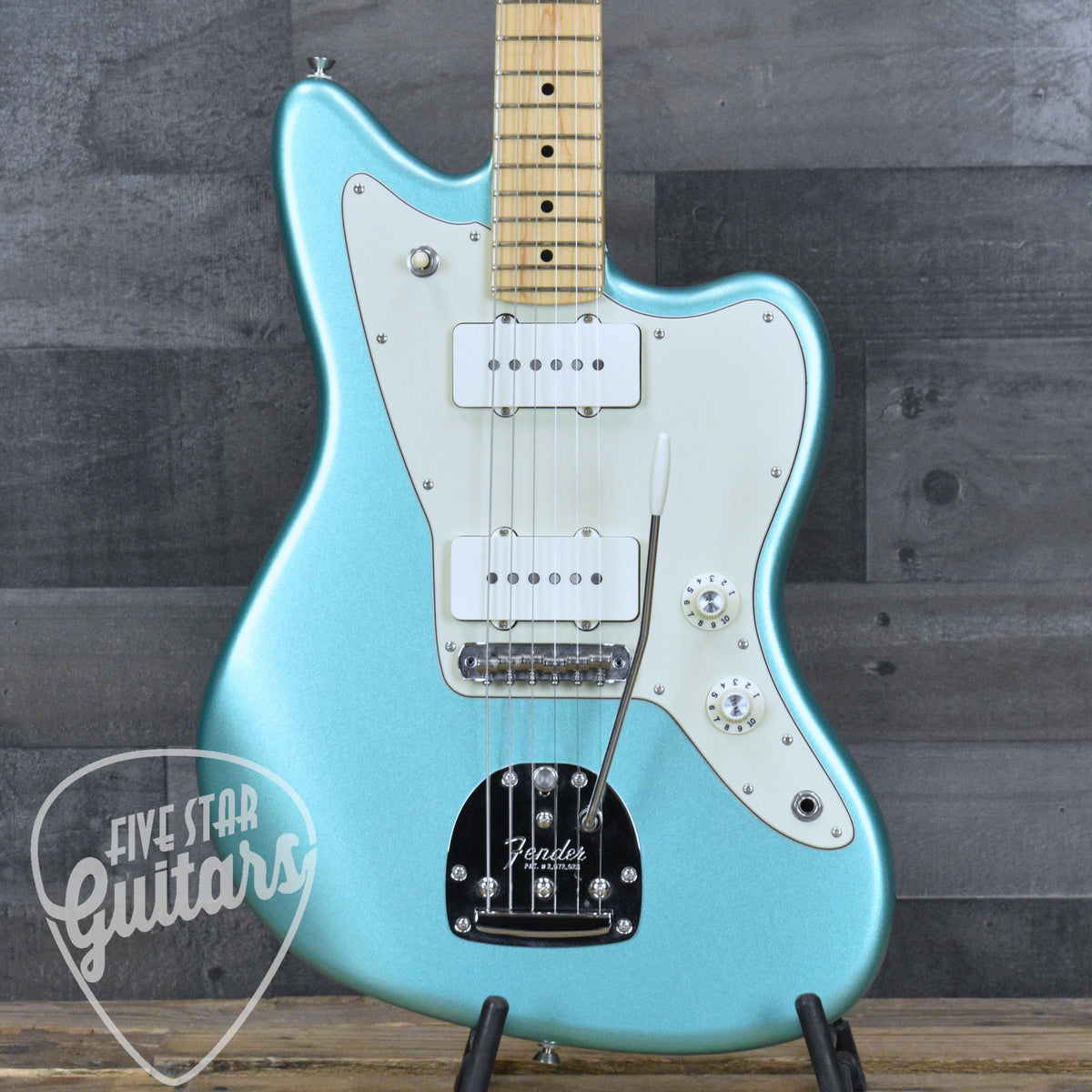 Pre-Owned Fender American Professional Jazzmaster - Mystic Sea Foam with Hard Shell Case