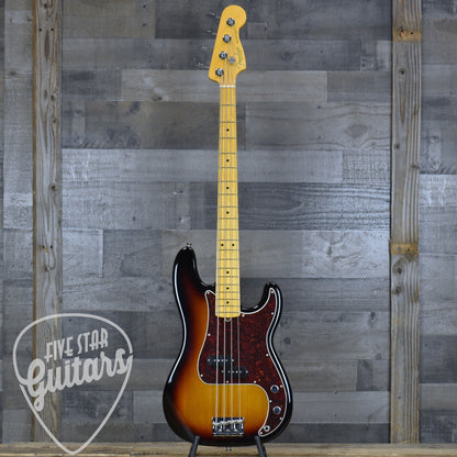 Pre-Owned Fender American Professional Precision Bass - 3 Color Sunburst with Hardshell Case