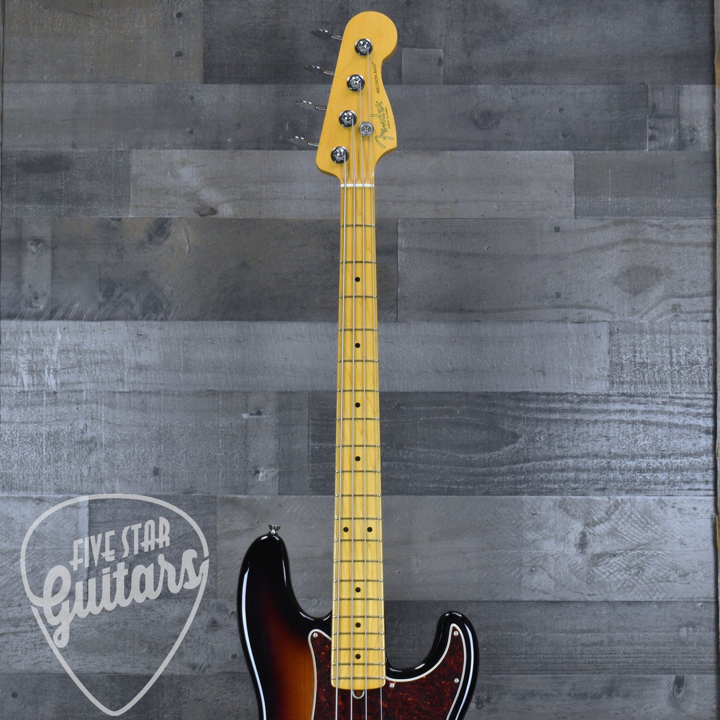 Pre-Owned Fender American Professional Precision Bass - 3 Color Sunburst with Hardshell Case